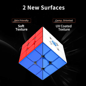 GAN 11 M Pro black internal version highlights contrast during solving.