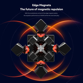 GAN 13 Maglev Frosted cube stickerless design reduces glare and maintenance needs.