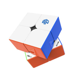 GAN 251 M Air cube assembly with stickerless surface for smooth turning.