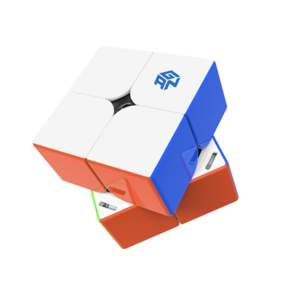 GAN 251 M Air cube assembly with stickerless surface for smooth turning.