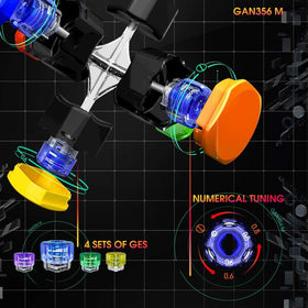 GAN 356 M anti-scratch surface ensures durable daily cubing performance.