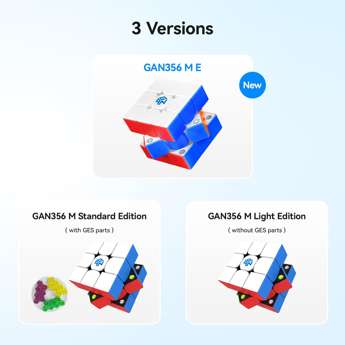 GAN 356 ME compact design makes a great gift for all ages.