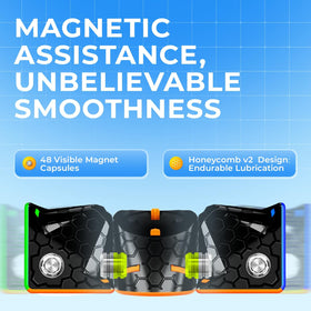 GAN 356 M side turn with magnetic guidance for smooth adjustments.