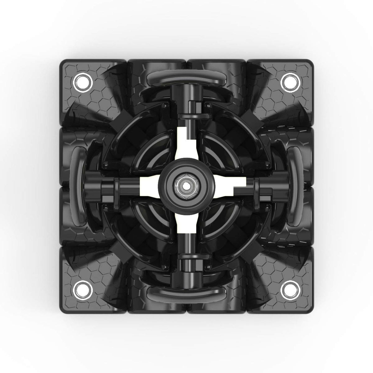 Internal GANScore IPG core inside the 4x4 core to show precision engineering.
