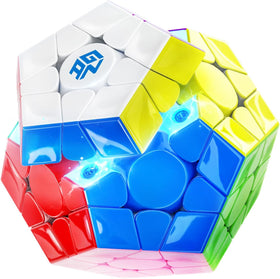 GAN Megaminx Maglev showing omnidirectional core positioning for smooth, precise turns.