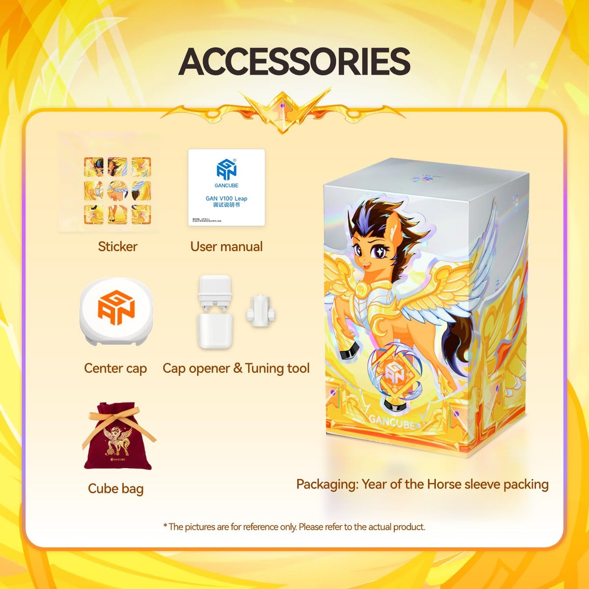 GAN V100 Leap magnetic cube ideal for kids and adults.