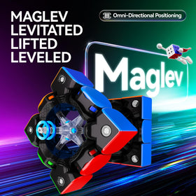 GAN V100 Maglev cube omni-positioning closeup shows smooth levitation