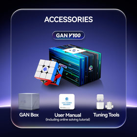 GAN V100 Maglev cube packaging with user guide