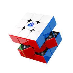 GAN V100 Maglev 55mm cube front view highlighting ultralight design for fast solves.