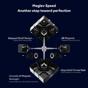 GAN 13 Maglev 30-degree auto-align demonstrates natural magnet feel during turns.