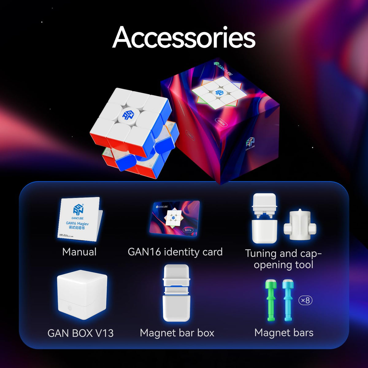 GAN 16 Maglev MAX UV version showcases premium build and flagship aesthetics
