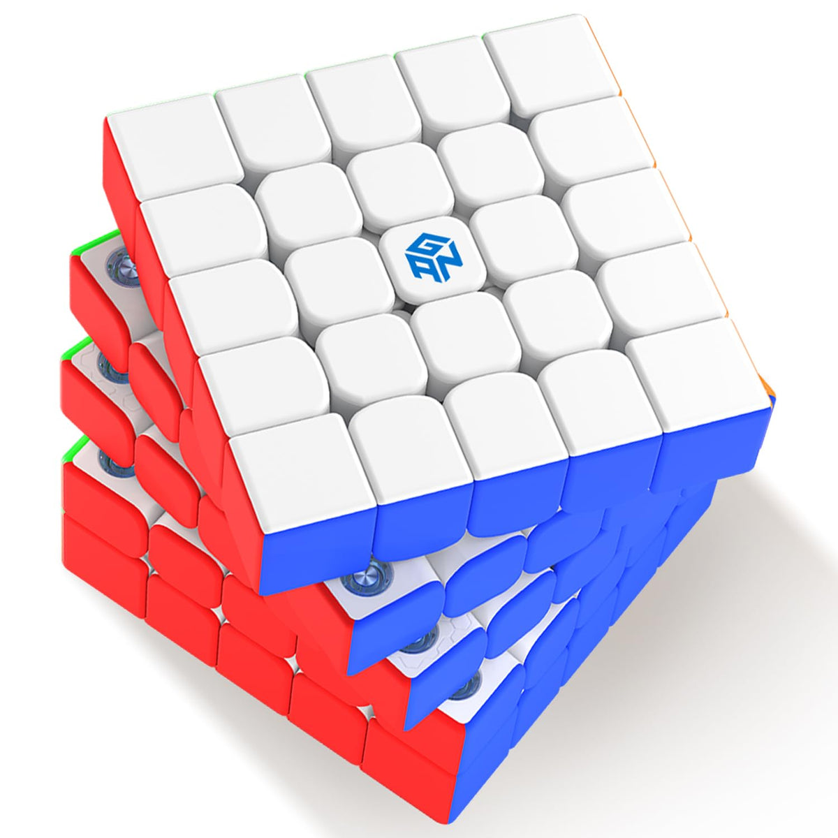 GAN 562 M frosted front view shows a compact design for smooth practice sessions.