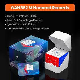 GAN 562 M frosted finish aids steady practice and cool visuals.