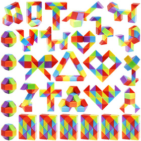Ganowo 30-pack medium snake cube set for calm focus and hands-on play.