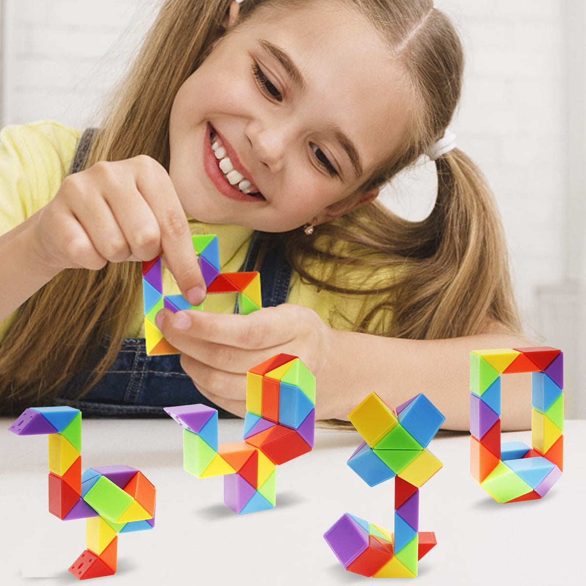Ganowo snake cube party favors for celebrations and classroom rewards.