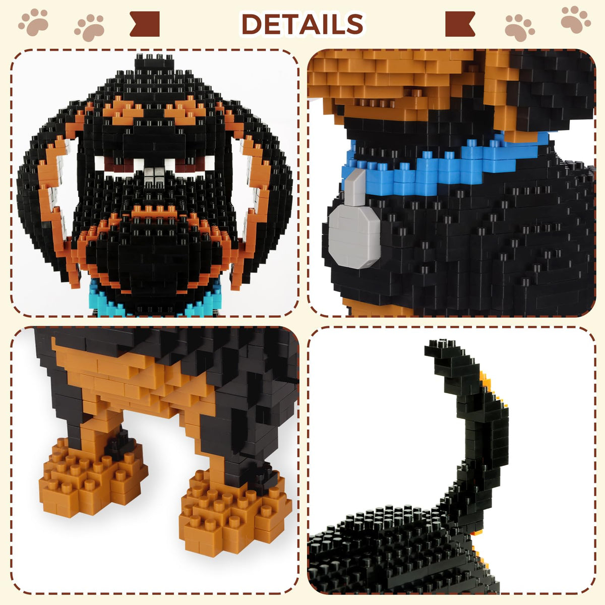GaoDeBuChou collectible dachshund adds charm to shelves and gifts