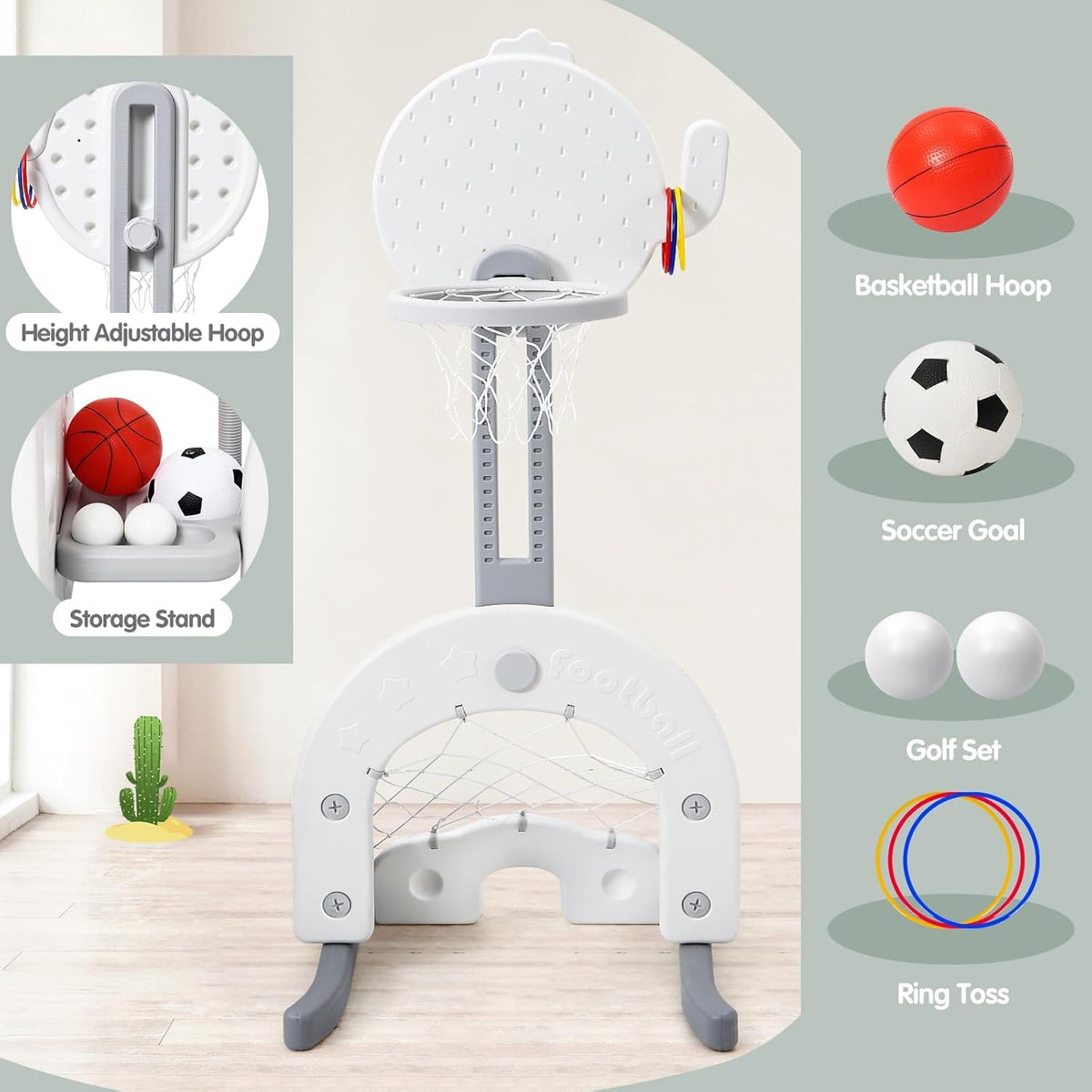 GAOMON indoor-outdoor use for versatile play in any space