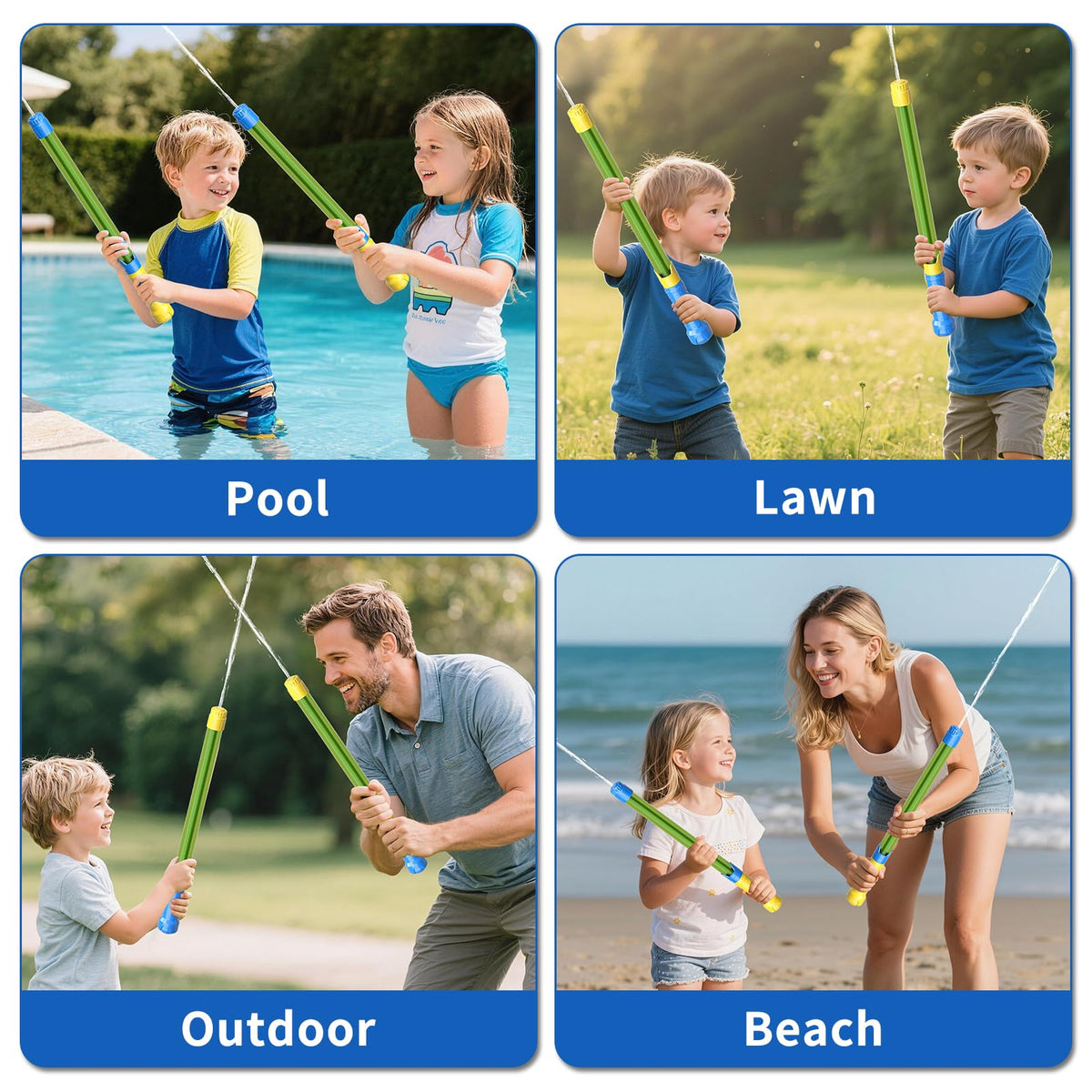 Garbo Star family water battles for backyard gatherings