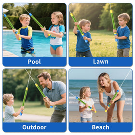 Garbo Star family water battles for backyard gatherings