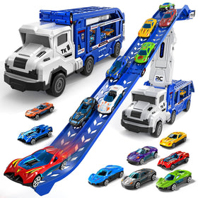 Garbo Star transport truck set with dual-track design ready for imaginative play