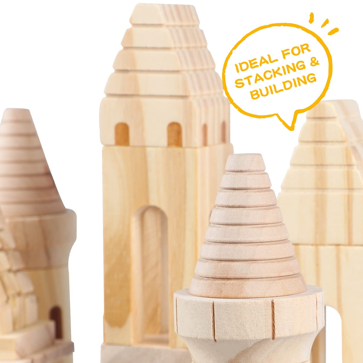 Garlictoys child building castle with knights and princesses