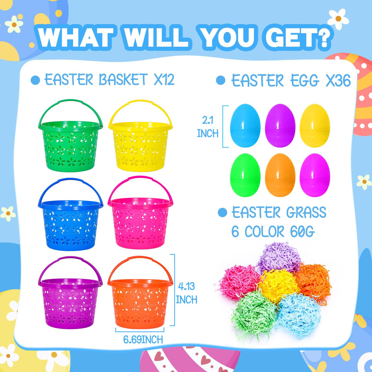 Garma 36 fillable Easter eggs for interactive egg hunts.