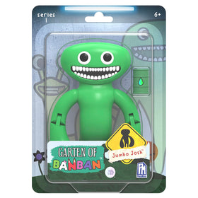 Garten of BanBan Jumbo Josh 5 inch green action figure for display and collection.