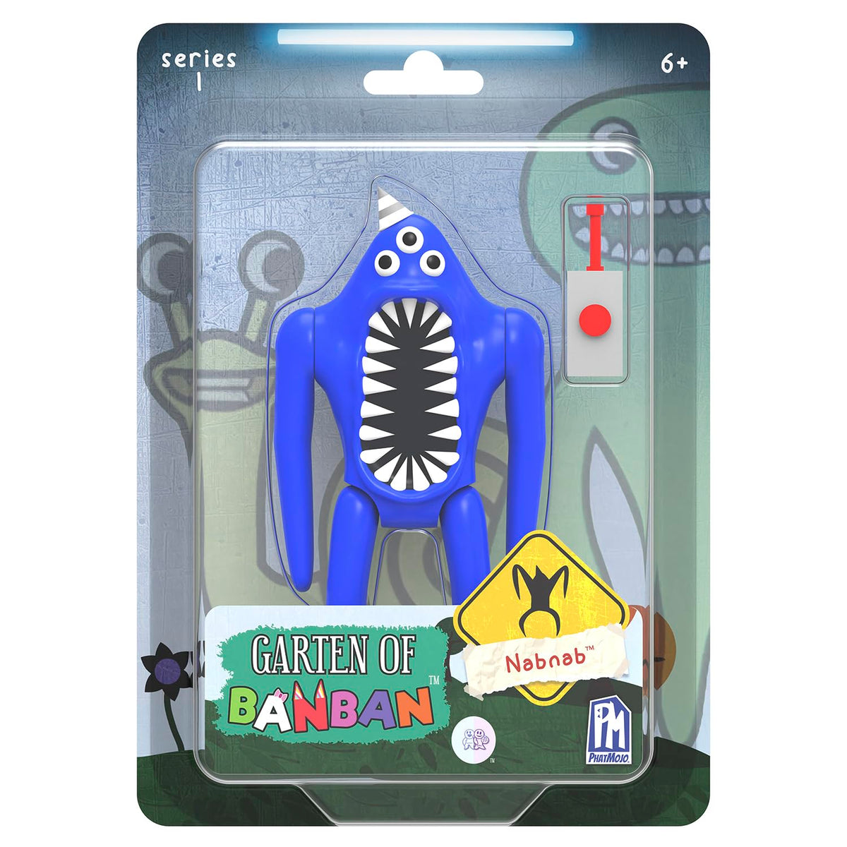 Garten of Banban Nabnab 5-inch action figure, blue monster, ideal for display and imaginative play