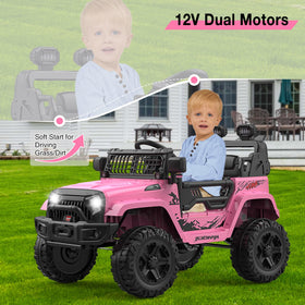 GarveeLife outdoor ride-on in driveway setting enables family playtime.