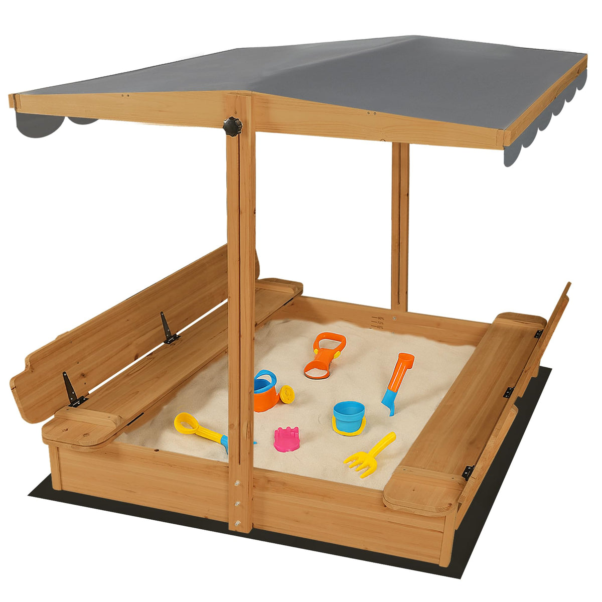 GARWOOD bottom liner and adjustable sand depth support versatile setups.