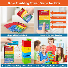 Garybank Bible Trivia Cards with 260+ questions energize group learning.