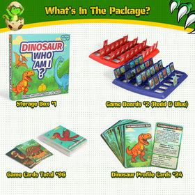 Garybank Dinosaur Guess Card 08 provides a friendly classroom icebreaker