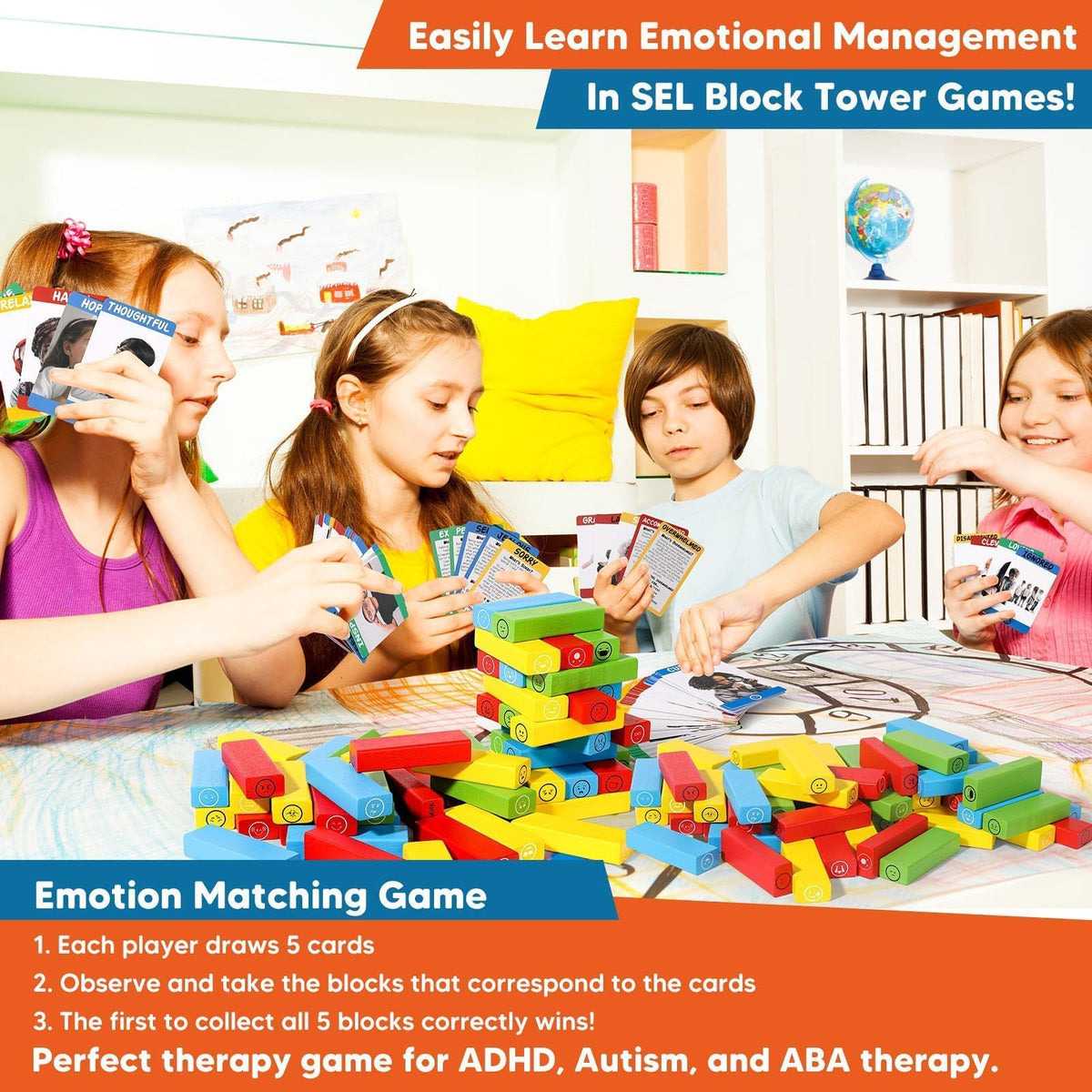 Garybank Emotion Tower gift idea for birthdays and holidays promotes emotional learning.