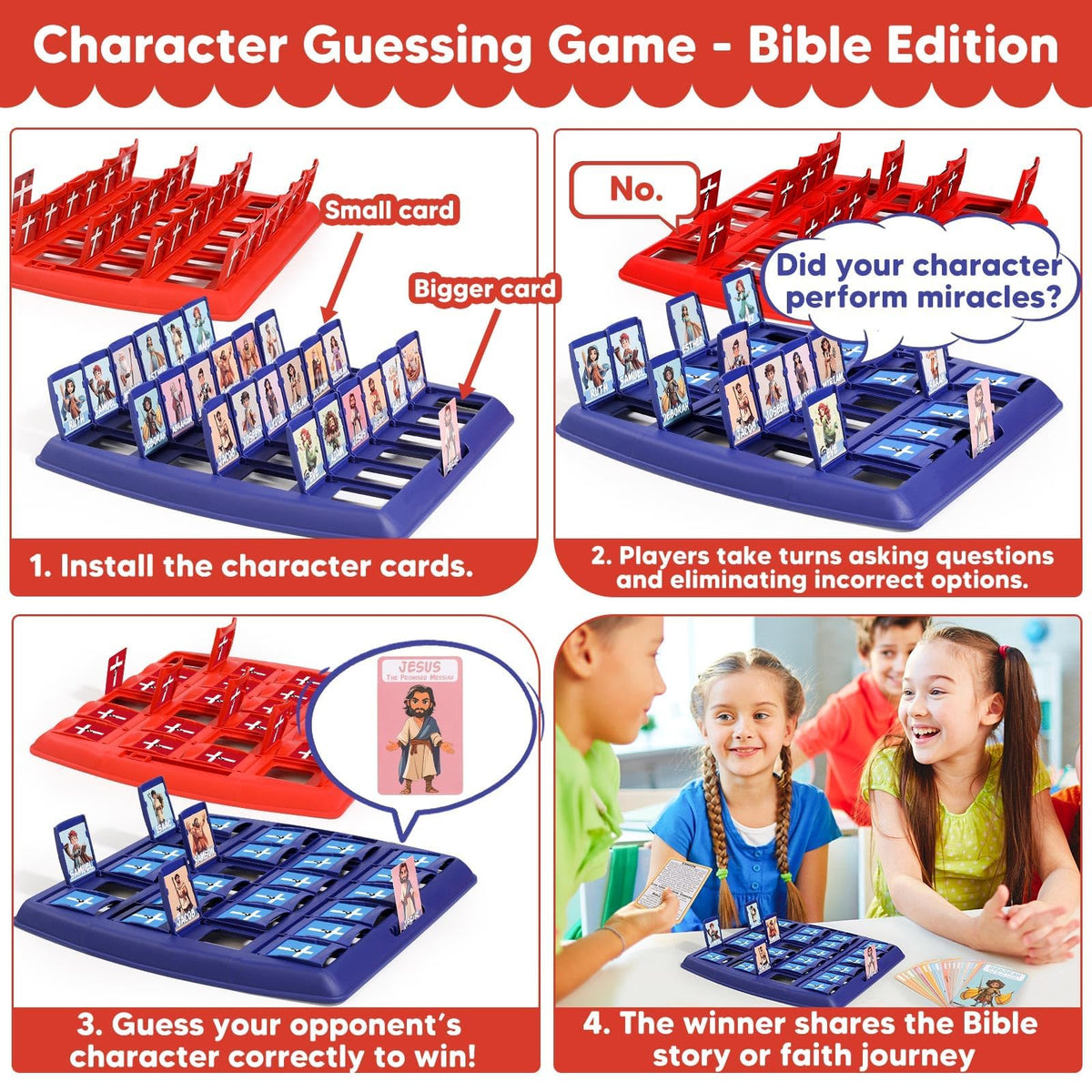 Garybank Guess Bible 24 life-story cards used for meaningful Bible study.