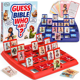 Garybank Guess Bible character board for group learning and fun.