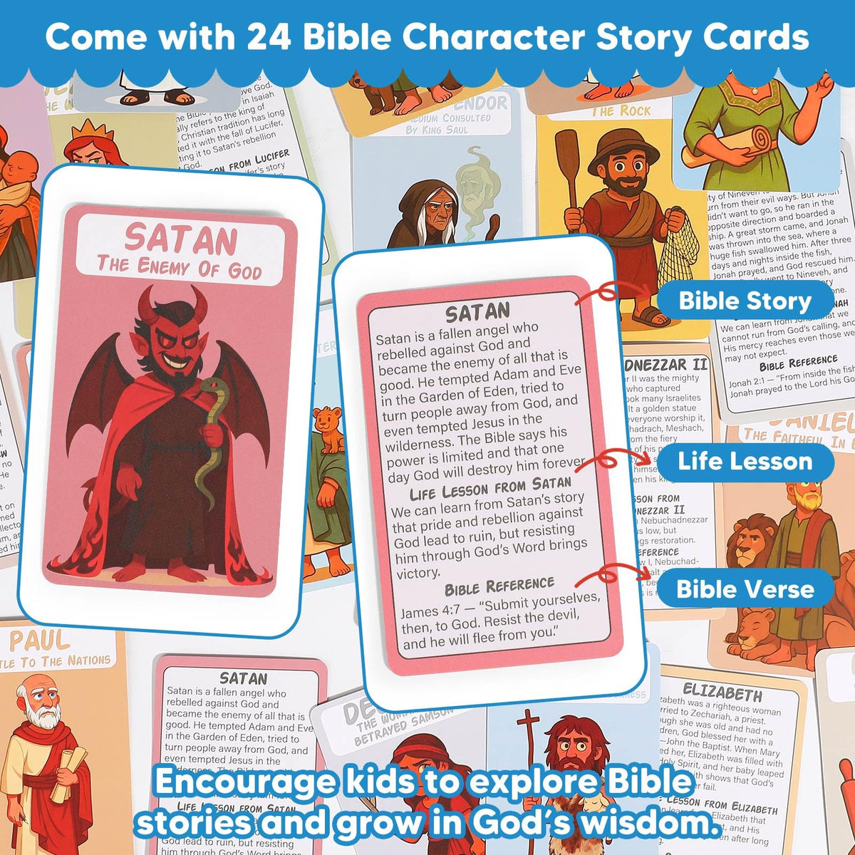 Garybank Guess Bible character life-story cards enabling engaging faith discussions