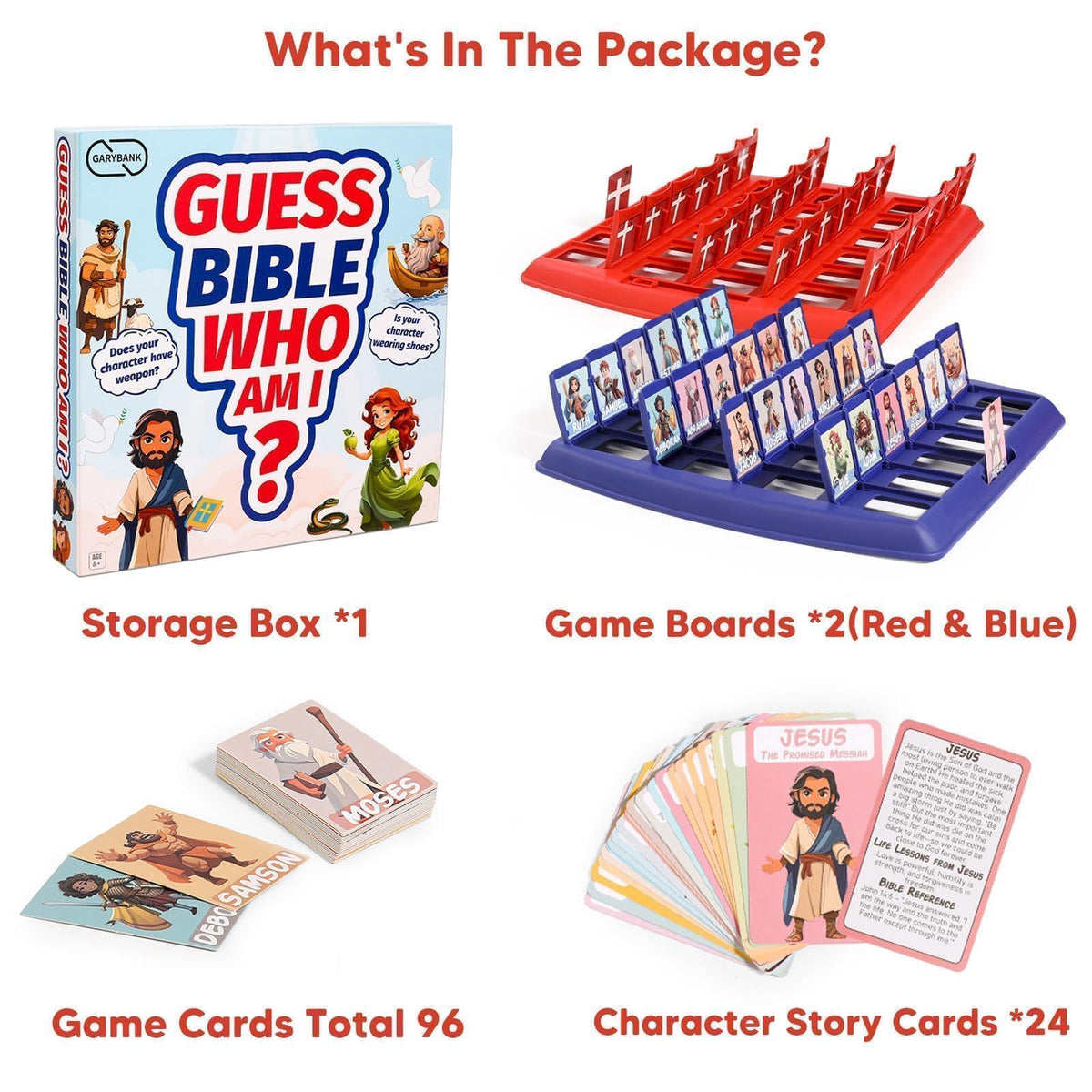 Garybank Guess Bible packaging shows bright colors for gifting and display.