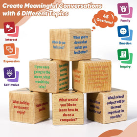 Garybank Sharing Joy dice and questions for effortless icebreakers in group settings