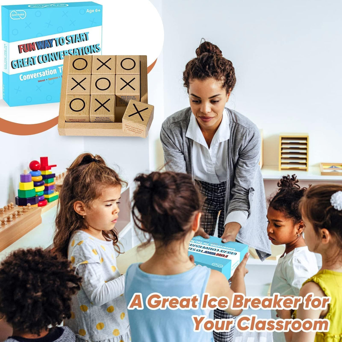 Garybank Sharing Joy therapy friendly cubes promote engagement in sessions