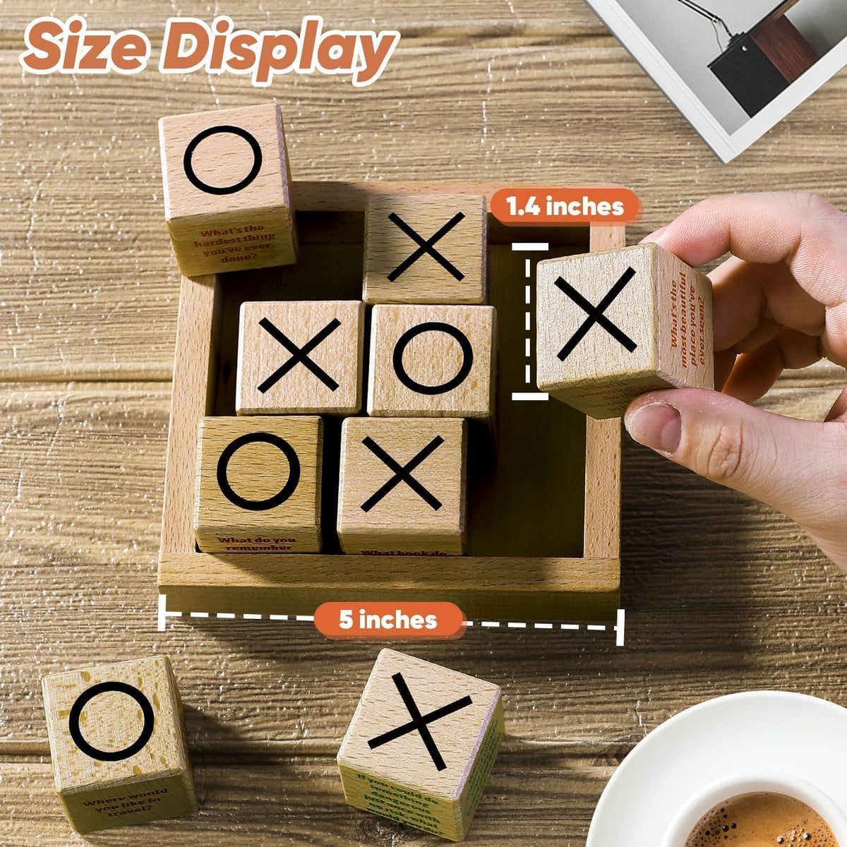 Garybank Sharing Joy tic tac toe board inspires thoughtful dialogue during play