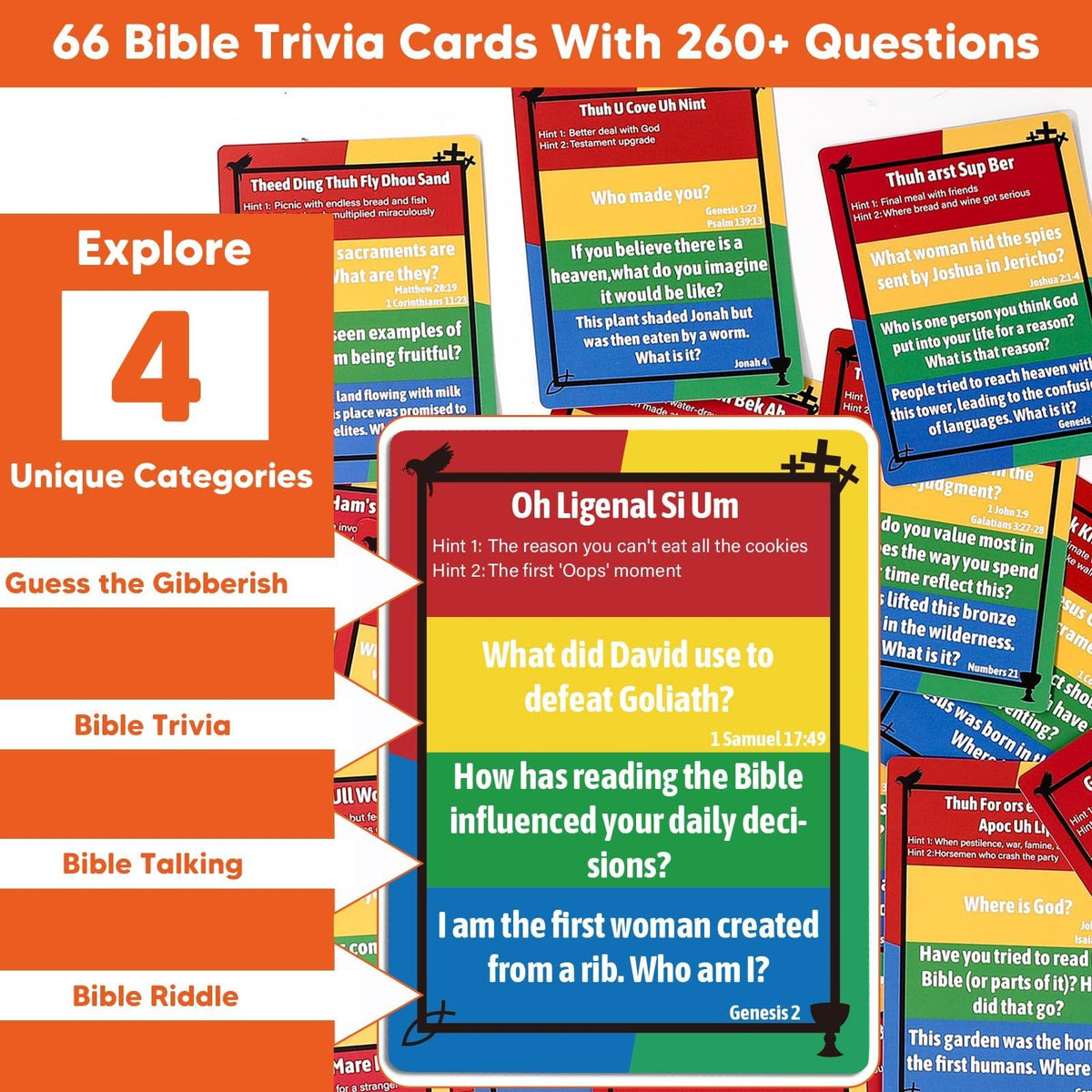 Garybank stack-and-discuss blocks used during family Bible time.