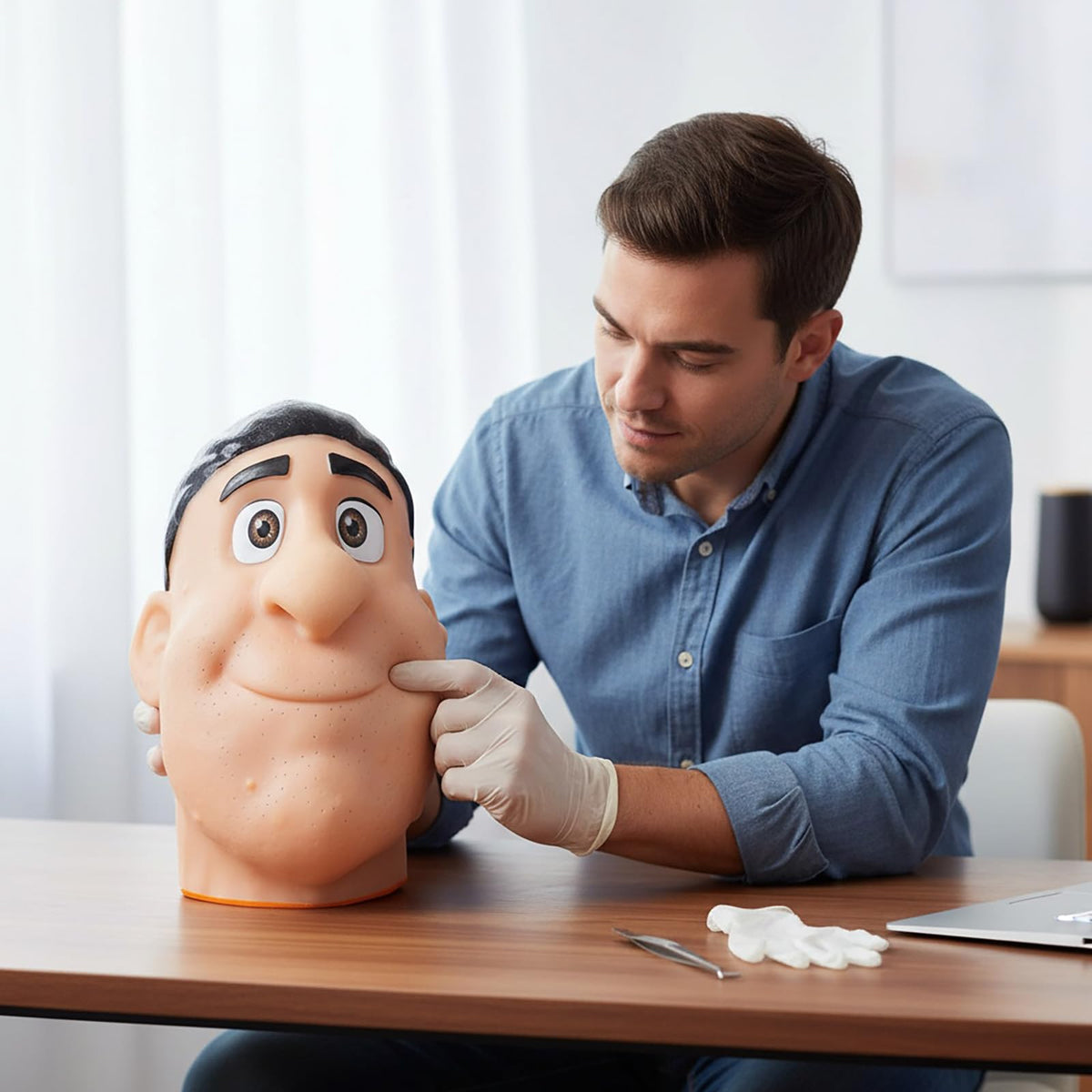 GASDBYUB Pimple Daddy toy squeezed to mimic popping for relaxing focus