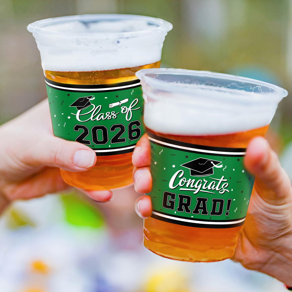 Gatherfun 100-pack cups simplify party prep and cleanup.