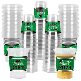 Gatherfun class of 2026 cups with congrats grad design for festive grad party.