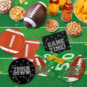 Gatherfun football cups 12oz ideal for beverages during tailgates and parties.