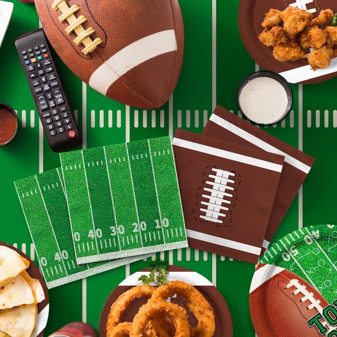 Gatherfun football kit banner field themed decor for party backdrop
