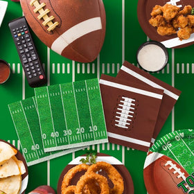 Gatherfun football kit banner field themed decor for party backdrop