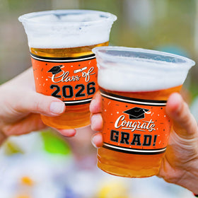 Gatherfun graduation party cups add durable, ready-to-serve drinkware to celebrations.