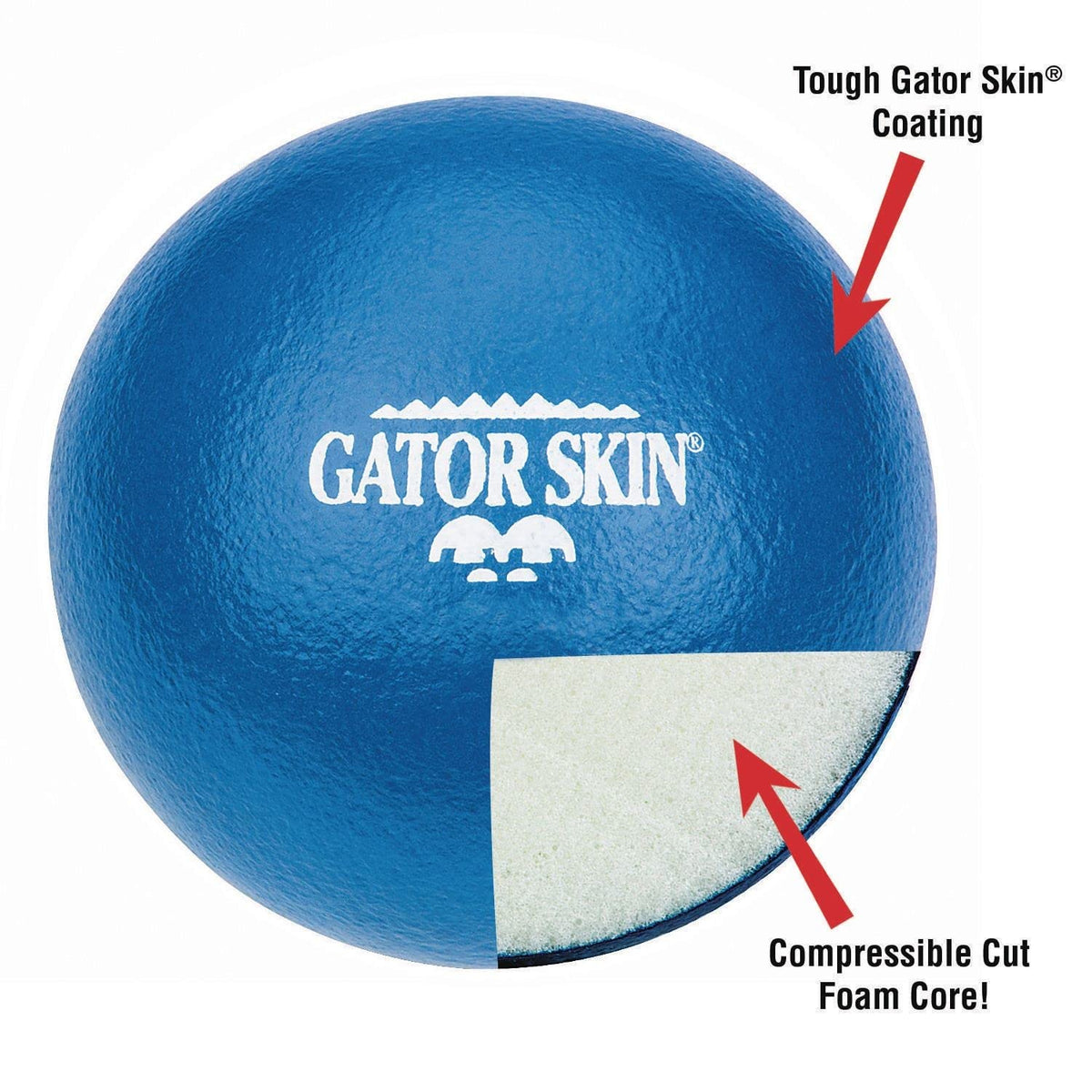 Gator Skin Super 90 ball orange color with durable non-sting coating