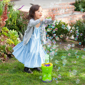 Includes Gazillion Bubble Solution 8oz for quick setup with Gazillion Rush